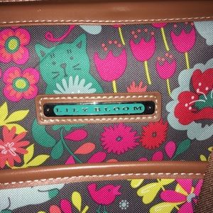 NEW LILY BLOOM WHEELED DUFFEL CARRY ON LUGGAGE